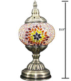 Handmade Colourful unique Glass Mosaic Lamp, LED Bulb Included 1002